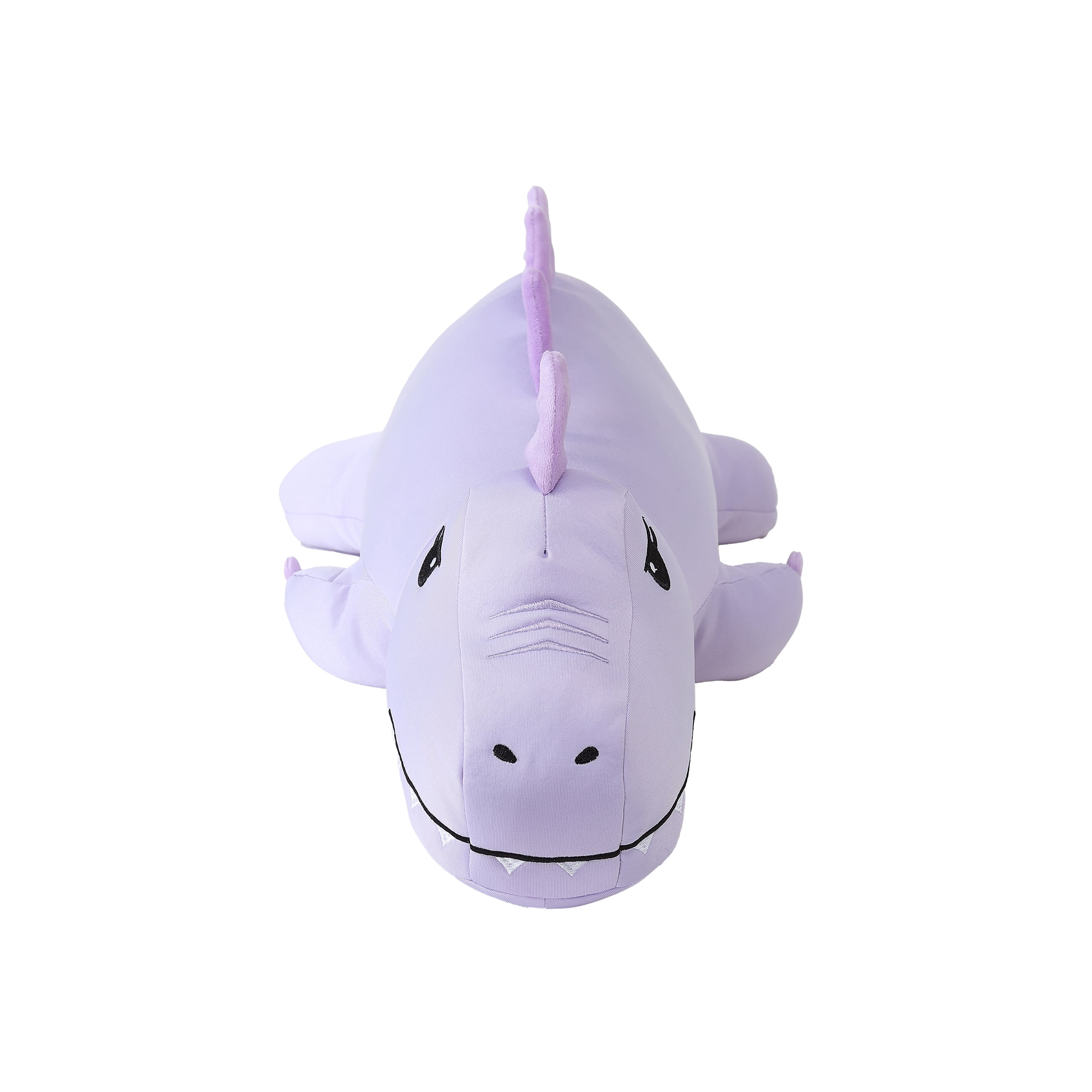 Your Zone Kids 23" x 7" Purple Dino Cooling Plush Pillow