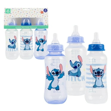 Disney Baby Stitch Baby Bottles - 10oz - 3 Pack - BPA Free - Assorted