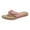 Pink, variant on Hvyesh Womens Flat Sandals Casual Summer Clip Toe Sandals Comfortable Hollow Out Sandals Boho Beach Sandal Size 7.5
