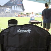 Coleman Camping Chair with Built-In 4-Can Cooler, Black