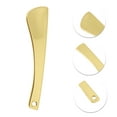 thumbnail image 3 of Unique Bargains 2 Pcs Mini Makeup Cosmetic Spoon Hangable Broom Shape Facial Mask Spatula Gold Tone, 3 of 6