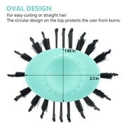 Hair Dryer Brush Blow Dryer in One, Aima Beauty Oval Hot Air Brush with Negative Ion&1100W, Green