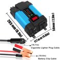 thumbnail image 2 of Yeacher DC12 V-AC110 V 300W Car Conversion Inverter Power Inverter LED Battery Power Display Multiple, 2 of 8