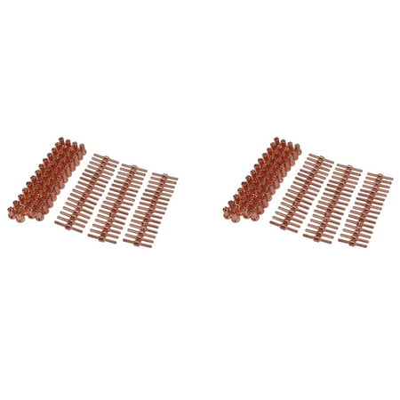 

200Pcs Extended Long Plasma Cutter Tip Electrodes Nozzles Kit for Pt31 Lg40 40A Cutting Welder Torch