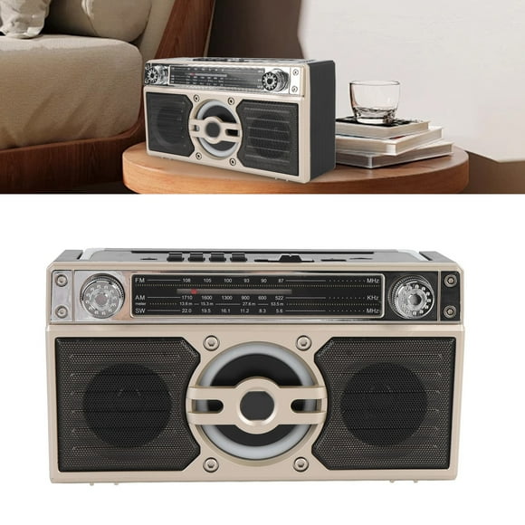 Portable AM FM SW Radio Recorder, Digital Radio with , Retro Radios Vintage Transistor for Seniors, Battery Operated & USB C Rechargeable, Support TF Card