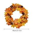 thumbnail image 2 of sruoe Halloween Decorations, Indoor Outdoor Halloween Decor, Artificial Wreaths, Halloween Decorations for Outside, Halloween Wreaths for Front Door, Halloween Artificial Garland, 2 of 6