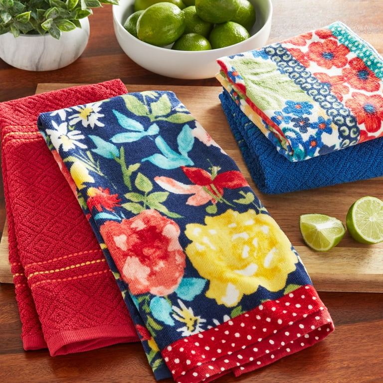  The Pioneer Woman Gorgeous Garden Kitchen Towels, 4
