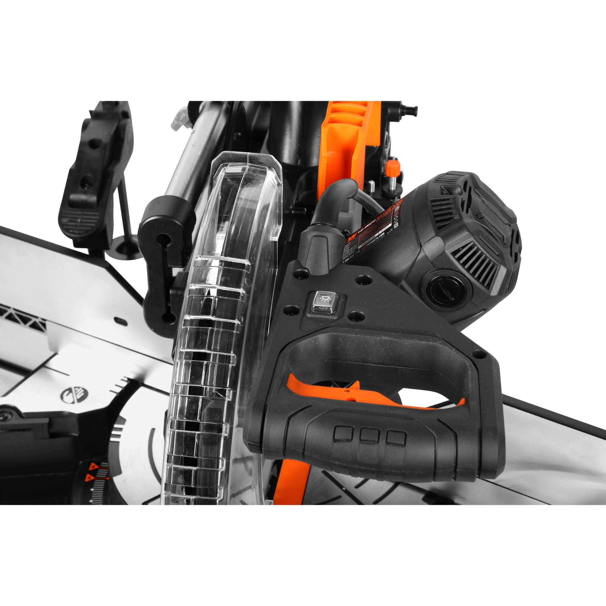 WEN 15-Amp 12-Inch Dual Bevel Sliding Compound Miter Saw with LED Cutline