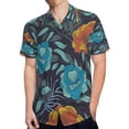 thumbnail image 4 of High Quality Hawaiian Shirts for Men Short Sleeve Aloha Beach Shirt Floral Summer Casual Button Down Shirts Blouses MA4LRC, 4 of 7