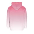 thumbnail image 6 of Uaswgudfs Women's Ombre Zip-Up Hoodie, Long Sleeve Drawstring Casual Jacket with Pockets - Trendy Outerwear Pink 2XL, 6 of 7