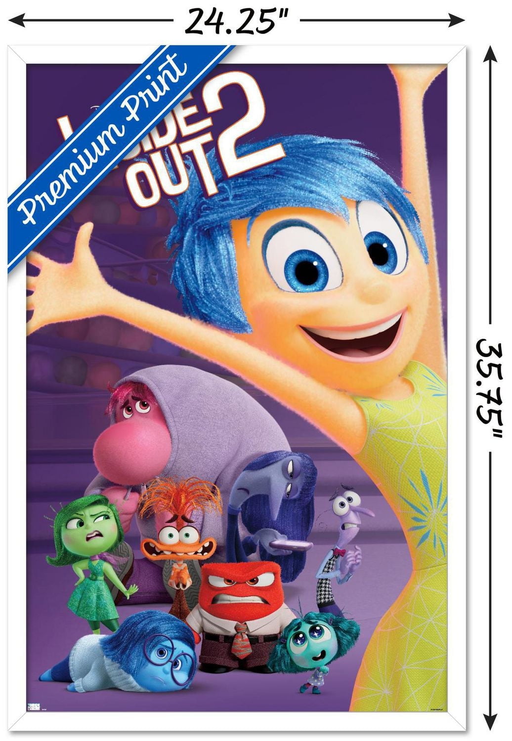Disney Inside Out 2 - Group Wall Poster, 22.375" x 34"