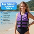thumbnail image 4 of Gogokids Life Jacket Swim Vest for Adult Women men,Foldable Buoyancy Vest with Dual Safety Straps,Float Jacket for Boating,Kayaking,Swimming,Paddle and Fishing, 4 of 11