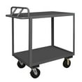 thumbnail image 2 of Durham RSCE-3048-2-3.6K-TLD-95 48 x 30 x 43.75 in. 2 Shelf Heavy Rolling Stock Cart with Ergonomic Handle & Top Lip Down, Gray, 2 of 3