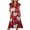 Red Hearts, variant on Yuyamidu Women's Easter Dresses Summer Dresses for Women 2026 Loose Ruffle Flutter Sleeve V Neck Tiered Swing Casual A Line Mini Beach Dress with Pockets Bunny Pink, Size S