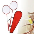 thumbnail image 6 of Baoblaze Badminton Rackets 1 Pair Badminton Racquets for Lawn Indoor Outdoor Practice Red, 6 of 8