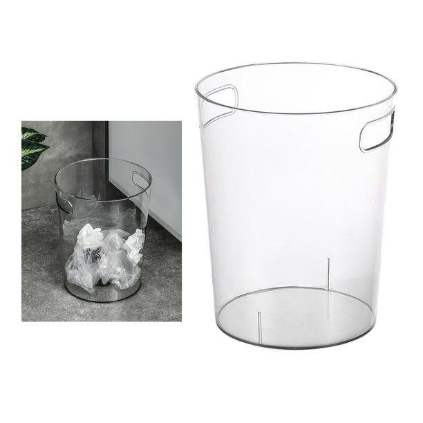 Cubo de basura de Escritorio Soledad transpente 22x19cm