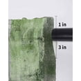thumbnail image 6 of Sage Green Grey Tier Curtains 24 Inch Length,Sheer Curtains for Bedroom Living Room,Modern Oil Painted Abstract Art Aesthetics Rod Pocket Voile Drapes Kitchen Curtains Small Window 27.5"x24" 2 Panels, 6 of 7