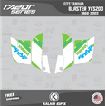 thumbnail image 2 of Kalair GFX Graphics Kit for Yamaha ATV BLASTER YFS 200 (1988-2002) Razor Series, 2 of 5