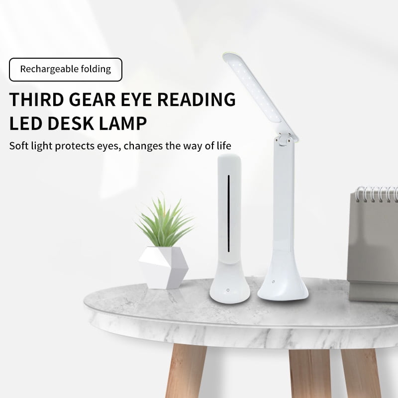 Lemonbest Foldable White Manicure Salon LED Nail Lamp Desk Table Reading Light