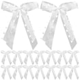 thumbnail image 1 of 30pcs Wedding Car Bows Decorative Bows with Hearts Wedding Romantic Bows Decoration, 1 of 8