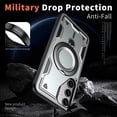 thumbnail image 3 of Funda Magnética para Samsung Galaxy S25 FE Funda con soporte [Compatible con MagSafe] Protección Militar contra Caídas Funda de teléfono de TPU Suave Duradera a prueba de golpes, 3 of 6