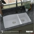 thumbnail image 3 of Karran Usa Qu-721-Pk1 Quartz Qu 33-1/2" Undermount Double Basin Quartz Composite Kitchen, 3 of 7