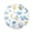 Simple Shapes Cute And Dreamy, variant on Round Placemat Heat Resistant & Wrinkle-Free Dining Table Decor Placemat For Home & Weddings The Whale in The Night Sky