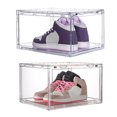 thumbnail image 4 of YAOMOBB Shoe Rack Stand Breathable Ventilation Shoe Organizer Multifunctional Stackable Design Transparent Keep Tidy Shoe Rack, 4 of 6