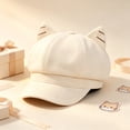 thumbnail image 6 of Women's Cute Cat Ear Newsboy Cap for Casual Wear, 6 of 6