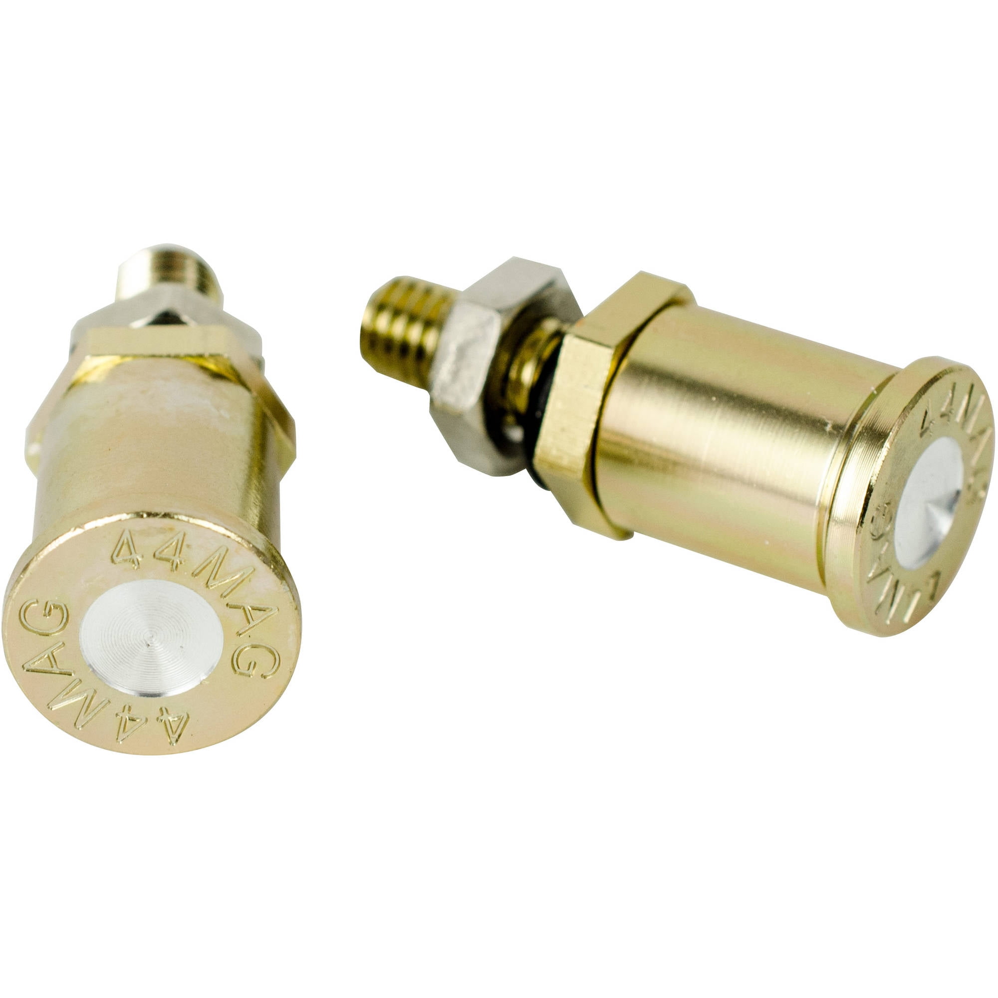 Auto Drive 44Mag Style License Plate Frame Fasteners, Bronze Walmart