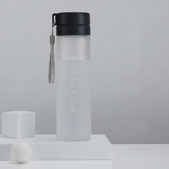 ACDANC Tritan Clear Water Bottle | BPA Free 27oz Sports Water Bottle | Leak Proof Re-Usable Flip Top Plastic Drinks Bottles for School, Office, Gym, Cycling