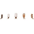thumbnail image 4 of Peach Hand-worn Nail White Patch Gradient Pure Desire Style, 4 of 5