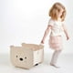 thumbnail image 2 of Tender Leaf Toys - Carro de oso para niños - Carro de madera con ruedas para mover juguetes libros para niños a partir de 3 años, 2 of 5