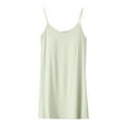 thumbnail image 2 of Naittoop Cozy Womens Modal Built in Padded Bra Full Slip Adjustable Spaghetti Strap Mini Cami Tank Dress Sleep and Lounge, 2 of 4
