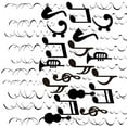 thumbnail image 4 of Music Notes Whirls 30Pcs Music Party Decorations for Birthday Parties and Holiday, 4 of 8