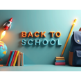 thumbnail image 4 of Colorful Back to School Themed Banner with Rocket Pencil and Backpack Elements Background Party Decors for Classroom Decor School Event Photo Booth Supplies Backdrop, 4 of 4