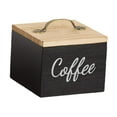 thumbnail image 2 of WeiLaiKeQi Coffee Pod Holder with Lid Coffee Bar Decor Display Box for Home Pantry Desk Black, 2 of 9
