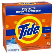 Tide Powder Laundry Detergent, Original Scent, 85 oz, 75 Loads
