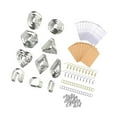 thumbnail image 2 of justharion 24x Polymer Clay Cutter Stainless Steel DIY Earring Tool Cutting Mold, 2 of 9