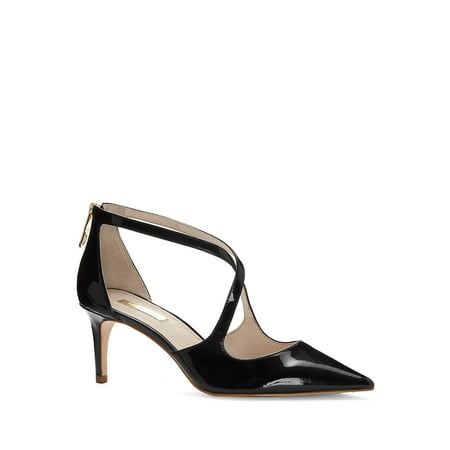 Jena Crossstrap Patent Leather Pumps