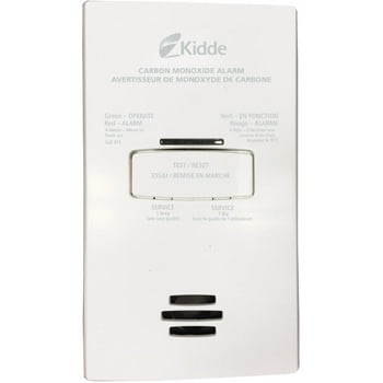 Avertisseur de monoxyde de carbone alimenté par prise de courant 120V avec pile de secours de Kidde