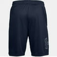 thumbnail image 2 of Under Armour Men's UA Tech Graphic Pocketed Shorts 1306443-409 Academy, 2 of 5