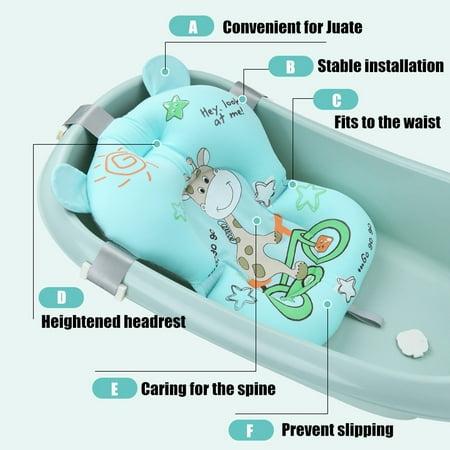 Coussin De Baignoire De Douche De Bebe Coussin De Baignoire Antiderapant Tapis De Bain De Securite Pour Nouveau Ne Walmart Canada