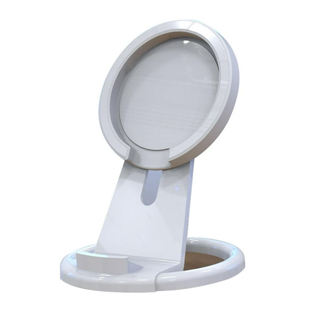 Soporte ajustable para smartphone de oficina para cargador inalámbrico iPhone 12 Blanco