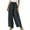 Dark Gray, variant on gbyLJF Wide Leg Pants Womens Fall High Waisted Palazzo Pants Work Casual Flowy Tie Knot Trousers with Pockets Brown M
