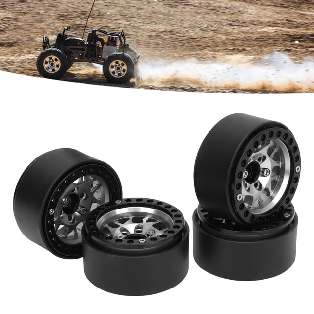 Llantas De Orugas RC De 4 Piezas, Llantas Universales De aleación De Aluminio De 1,9 Pulgadas Beadlock Para Axial SCX10 SCX10 II III Redcat GEN8 Con Diseño Liviano