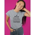 thumbnail image 2 of The Auntie Code Rules T-Shirt Women -Smartprints Designs, Female Medium, 2 of 4