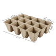thumbnail image 2 of Maceta Para Plántulas Copas Para Plántulas De Fibra Biodegradable, Bandeja Para Plántulas Maceta Para Macetas Bandejas De Inicio Y Bandejas Para El Crecimiento De Semillas Rejilla De Cultivo - 3,5 X 3 Muyoka Hogar, 2 of 6