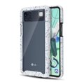 thumbnail image 2 of Splash Hybrid Case for Cricket Grand Lg K92 5G - Highly Transparent Clear / White, 2 of 8