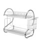 thumbnail image 5 of FESTFENDS Soporte Para Utensilios De Cocina Doble Capa En Acero Inoxidable Plateado, 5 of 7